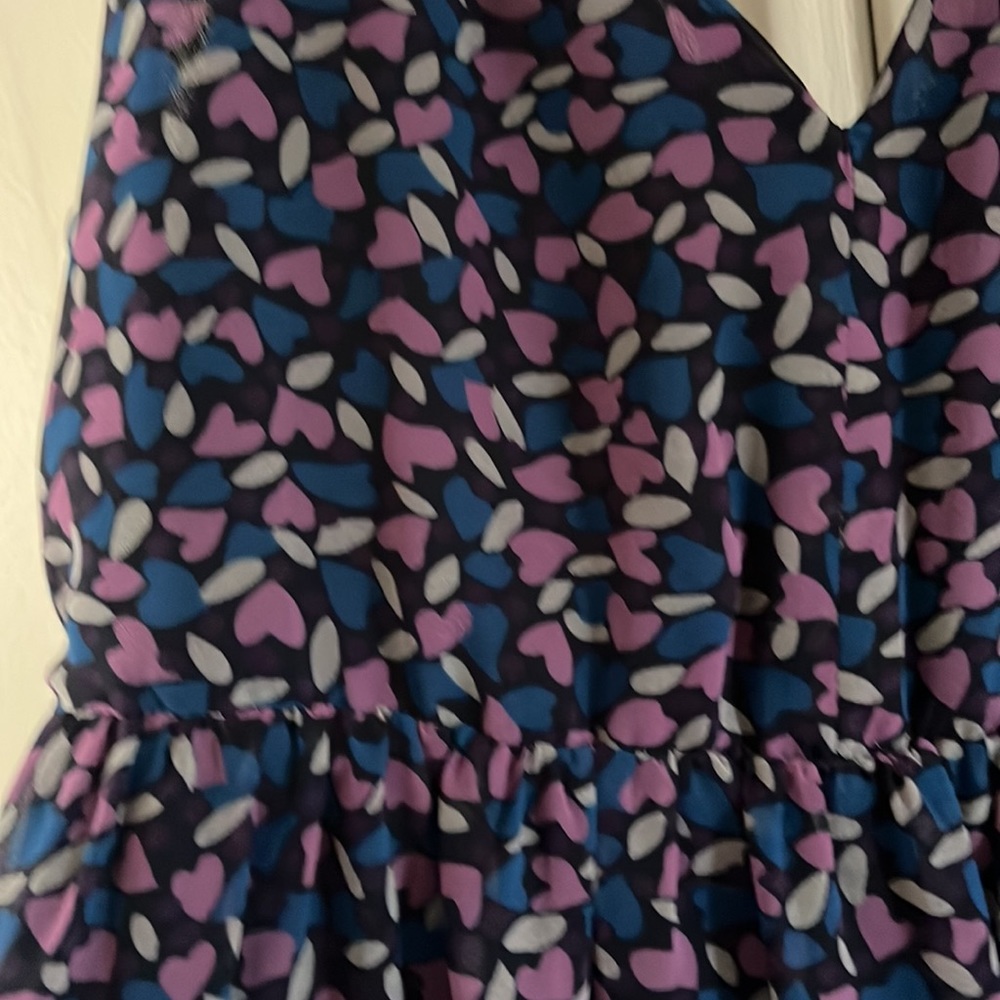 Heart-patterned Flowy Sundress - Picture 2 of 4